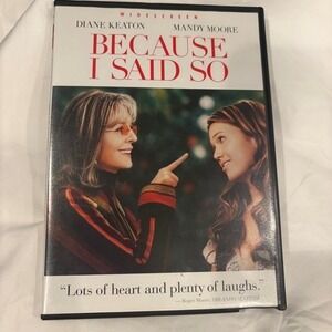 Because I Said So DVD Widescreen Diane Keaton Mandy Moore Comedy Romance